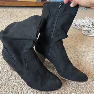 Black booties